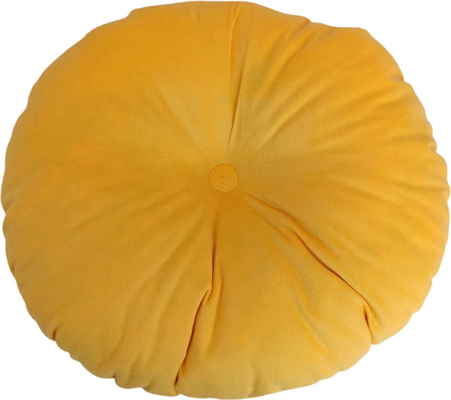 

Декоративная подушка Sled Круглая 40x40x10 (желтый)