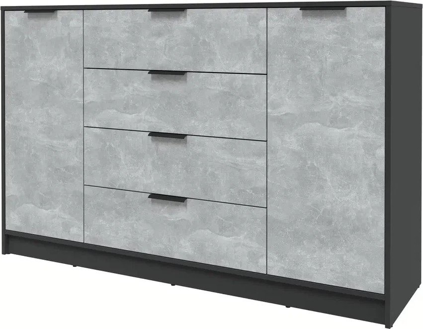 

Тумба Интерлиния Концепт КТ-Т160 (бетон/антрацит)