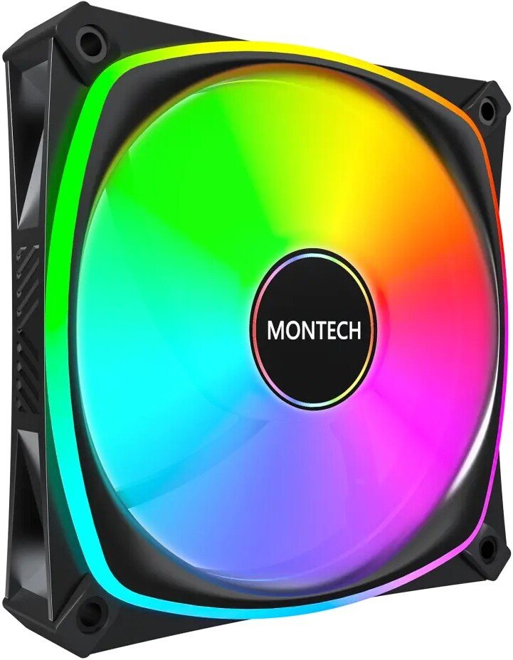 Вентилятор для корпуса Montech RX120 PRO ARGB PWM (черный)