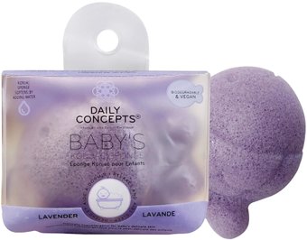 Губка детская Daily Concepts Your Baby's First Sponge Lavender DC27