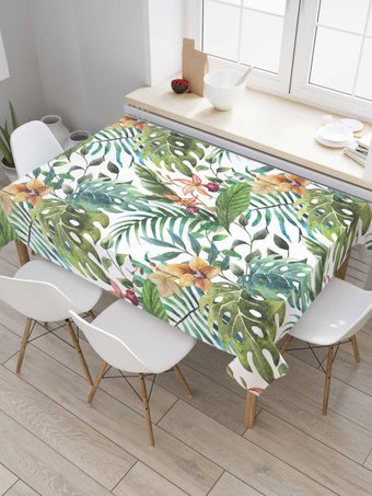 Скатерть JoyArty Зеленый папортник tcox_36047_120x145