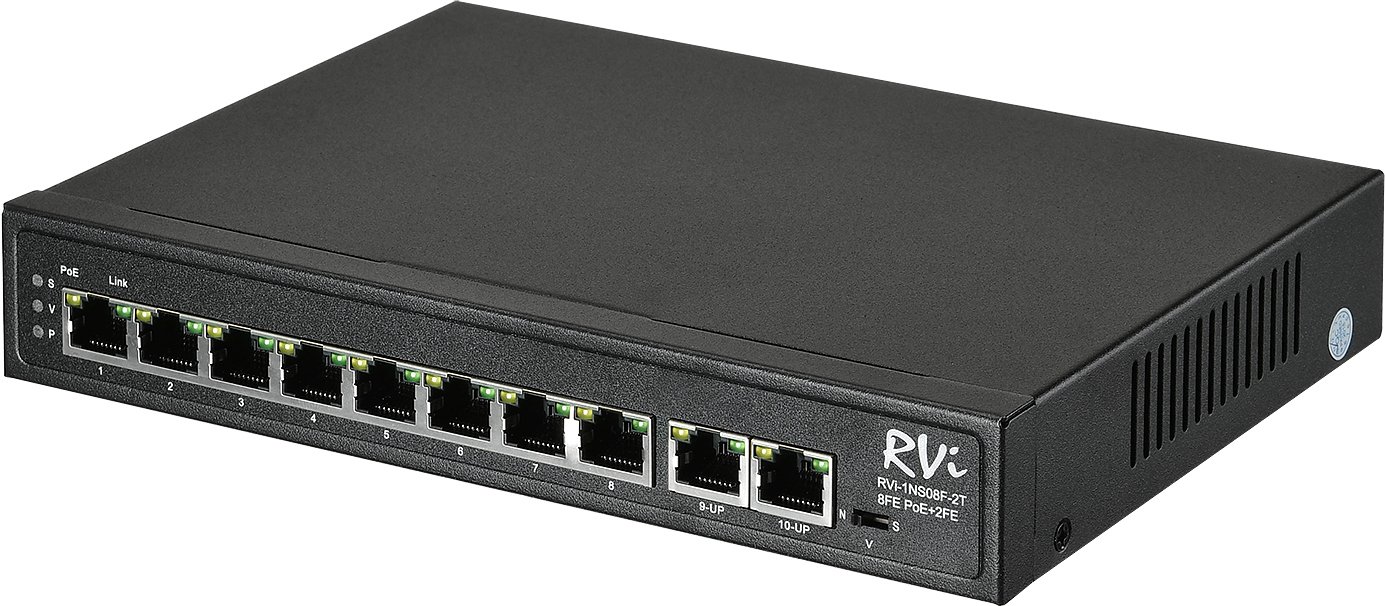 

Неуправляемый коммутатор RVi 1NS08F-2T