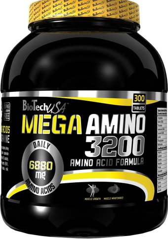 Комплекс BioTech USA Mega Amino 3200 (300 капсул)