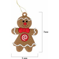 Елочная игрушка Золотая сказка Пряничные человечки 592146 (12 шт)