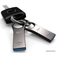 USB Flash Silicon-Power Jewel J80 128GB (серебристый)