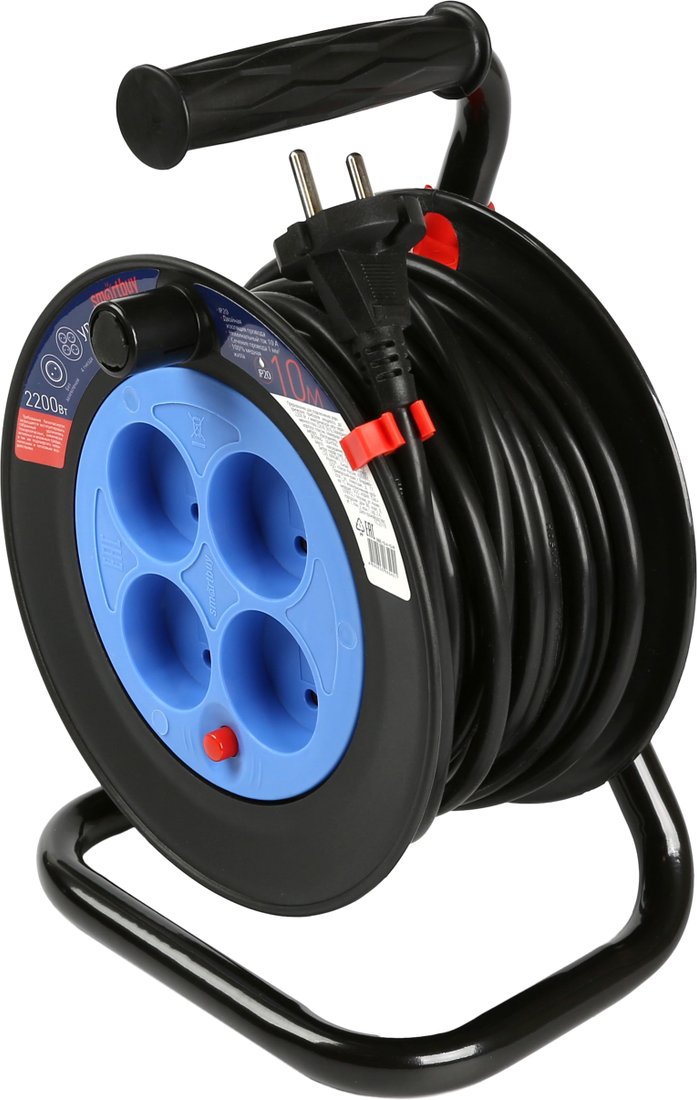 

Удлинитель на катушке SmartBuy SBE-10-4-10-N