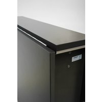 Стол-книга Stoloff Мечта 1600x850 (антрацит, опоры вкручиваемые, углы закругленные с роликами и ручками)