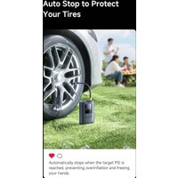 Автомобильный компрессор Baseus GoTrip VA1 Super Mini Wireless Inflator 19-Cylinder Cosmic Black C0119501