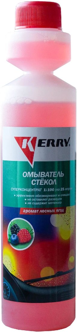 

Стеклоомывающая жидкость Kerry Суперконцентрат KR-337 (270 мл, лесные ягоды)