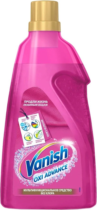 

Пятновыводитель Vanish Oxi Action (для цветных тканей) 1.5 л