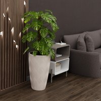 Кашпо Альтернатива Флэйм М8887 (42 л, светло-бежевый)