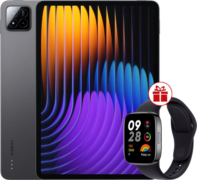 

Планшет Xiaomi Pad 7 Pro 8GB/256GB международная версия (темно-серый) + умные часы Xiaomi Redmi Watch 3 (черный) по акции