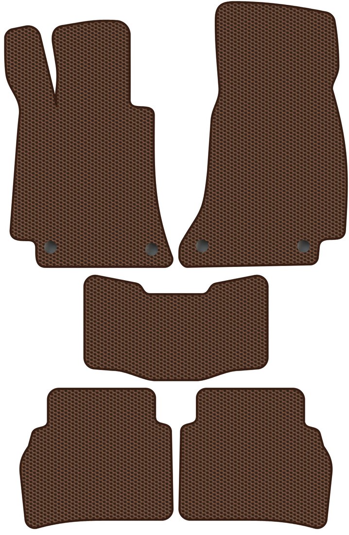 

Комплект ковриков для авто Alicosta Mercedes-Benz E-Class V (седан, гибрид, универсал, купе, гибрид / W213, S213, C238) 2016 - Н.В. (коричневый, сота)