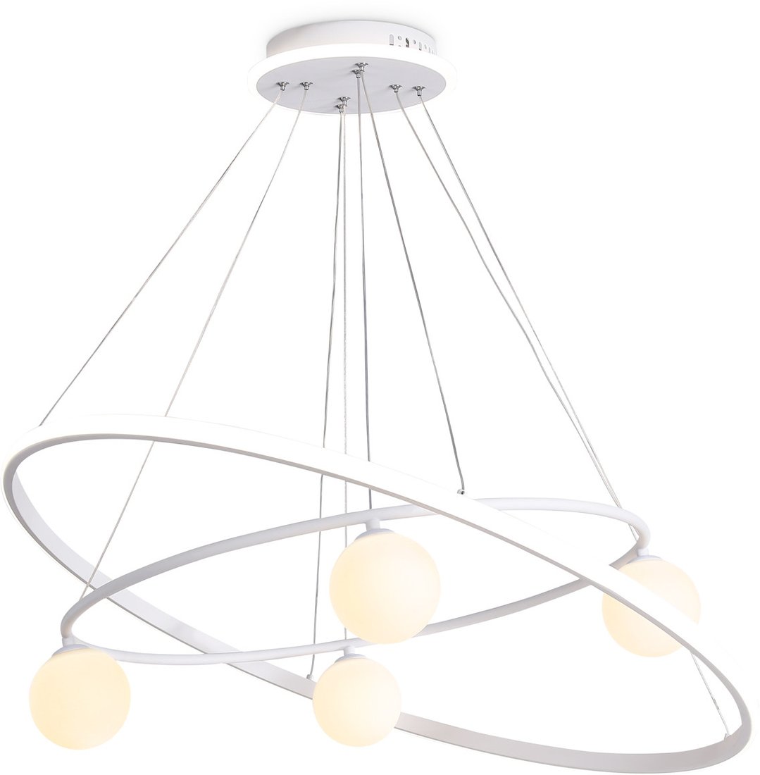 

Подвесная люстра Ambrella light Comfort FL66326/1+4 WH (белый)