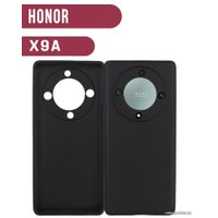 Чехол для телефона Brauffen силиконовый для HONOR X9a (черный)