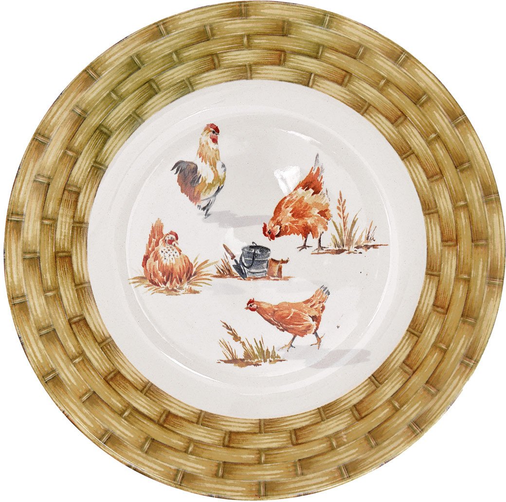 

Тарелка глубокая Grace By Tudor England Country Farmyard GR03-20SPL