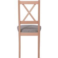 Стул DREWMIX Nilo 10 (серо-бежевая ткань 5в/бук)