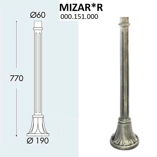 

Фонарный столб Fumagalli Mizar 000.151.000.B0