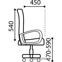 Офисное кресло Brabix Spring MG-307 TW (красный/черный)