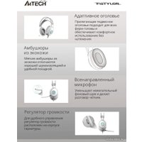 Наушники A4Tech Fstyler FH300U (белый)