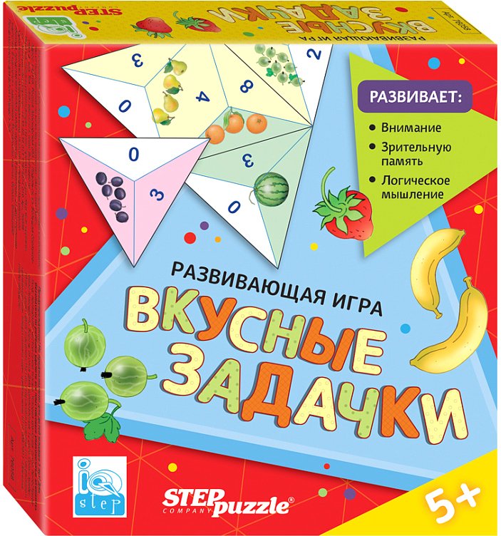 

Развивающая игра Step Puzzle Вкусные задачки Тримино 76058