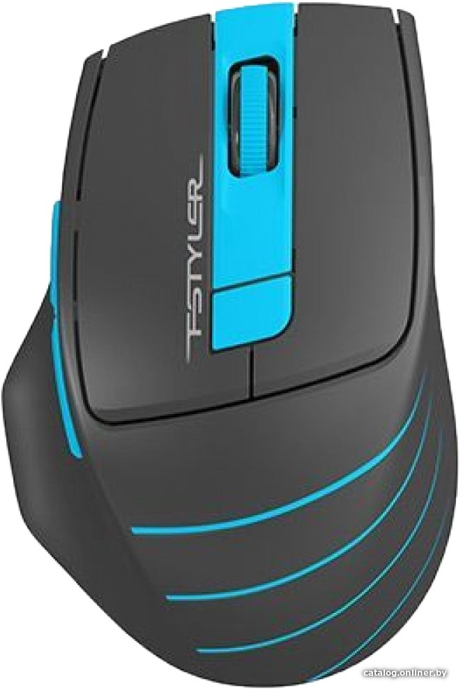 Мышь A4Tech Fstyler FG30 (черный/голубой)