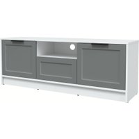 Тумба Интерлиния ТВ Концепт Тренд КТ-ТВ3-50 (белый платинум/серый)