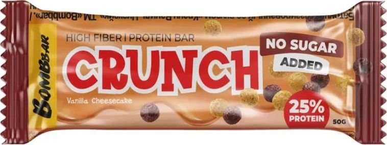 

Протеиновый батончик Bombbar Crunch (50 г, ванильный чизкейк)