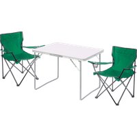 Стол со стульями Sundays ZC-CT004/ZC-CC005 (темно-зеленый)