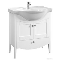  Belux Тумба под умывальник Афины Н 75-01 (Белый матовый)