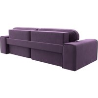 Угловой диван Лига диванов Лига-029 левый 121923L (микровельвет сиреневый)