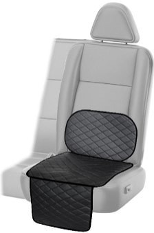 Накидка на автомобильное сидение elCrucce под детский бустер (classic, черный кант)