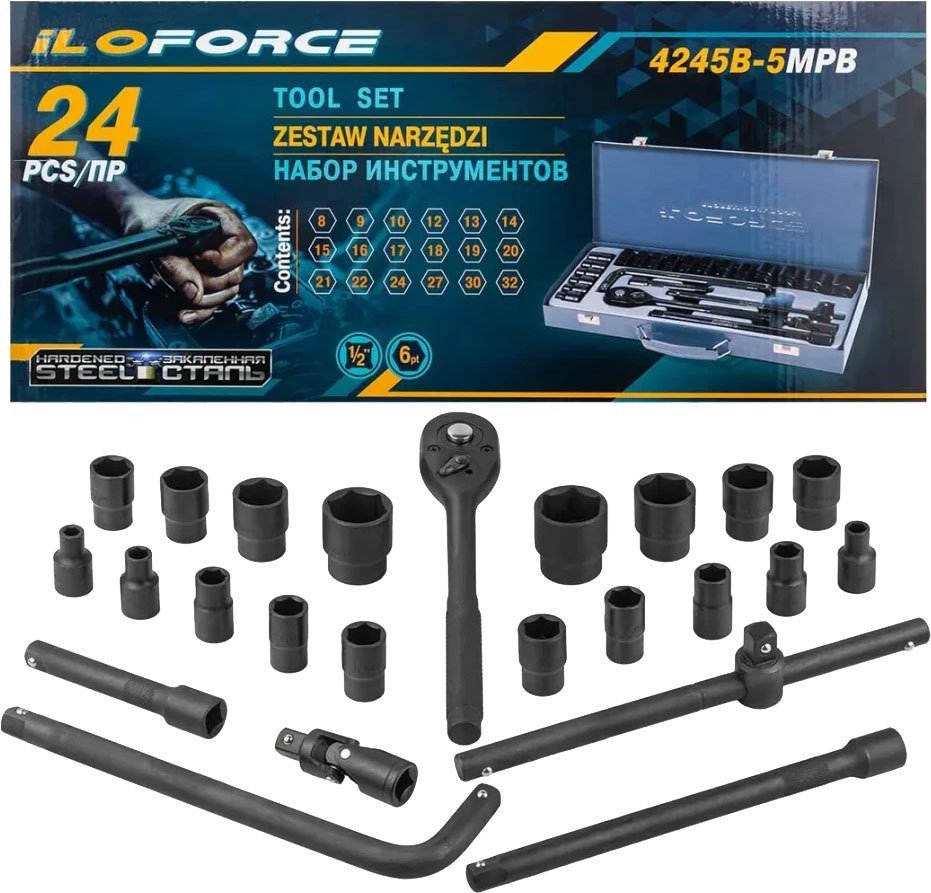 Универсальный набор инструментов ILOforce IF-4245B-5MPB (59963)