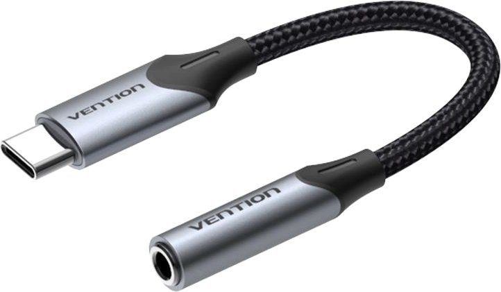 

Кабель Vention BGJHA USB Type-C - 3.5 Jack (0.1 м, черный)