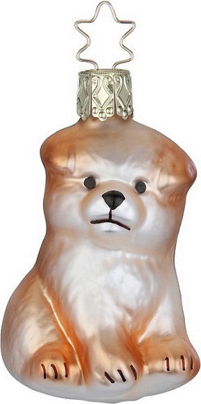 

Елочная игрушка Inge's Christmas House and Farm Щенок чау-чау (собака) 10020S024