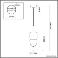 Подвесная люстра Odeon Light Dune 4620/12L