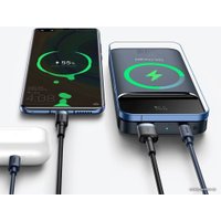 Внешний аккумулятор Baseus Magnetic Wireless PPMT-03 10000mAh (темно-синий)
