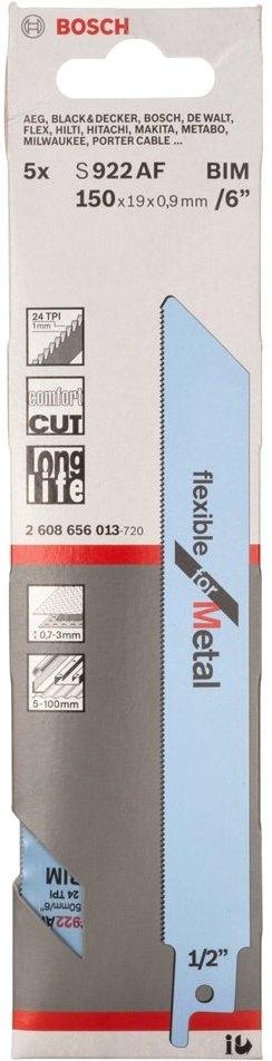 

Набор оснастки для электроинструмента Bosch 2608656013 (5 предметов)