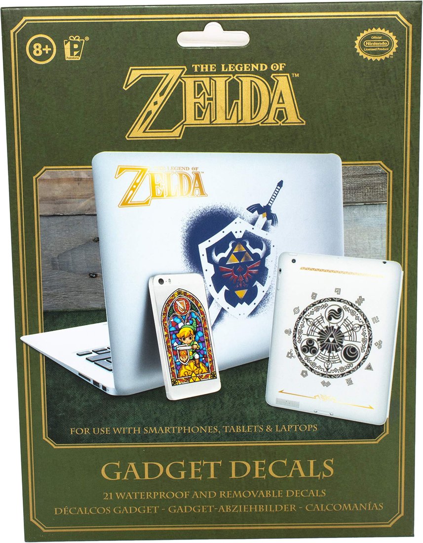 

Набор наклеек Paladone The Legend of Zelda Hyrule Gadget Decals