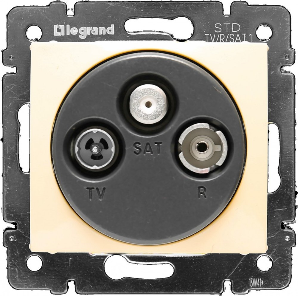 

Розетка телевизионная Legrand Valena 695639 (слоновая кость)