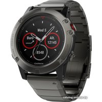 Умные часы Garmin Fenix 5X Sapphire 51mm (серый/черный) [010-01733-03]