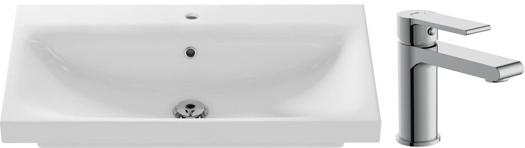 

Умывальник Cersanit Moduo 80 S-UM-MOD80/1 + 63020