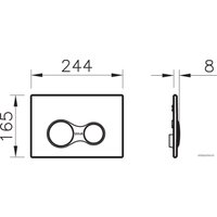 Унитаз подвесной Vitra L-box Integra Rimex 9856B003-7200