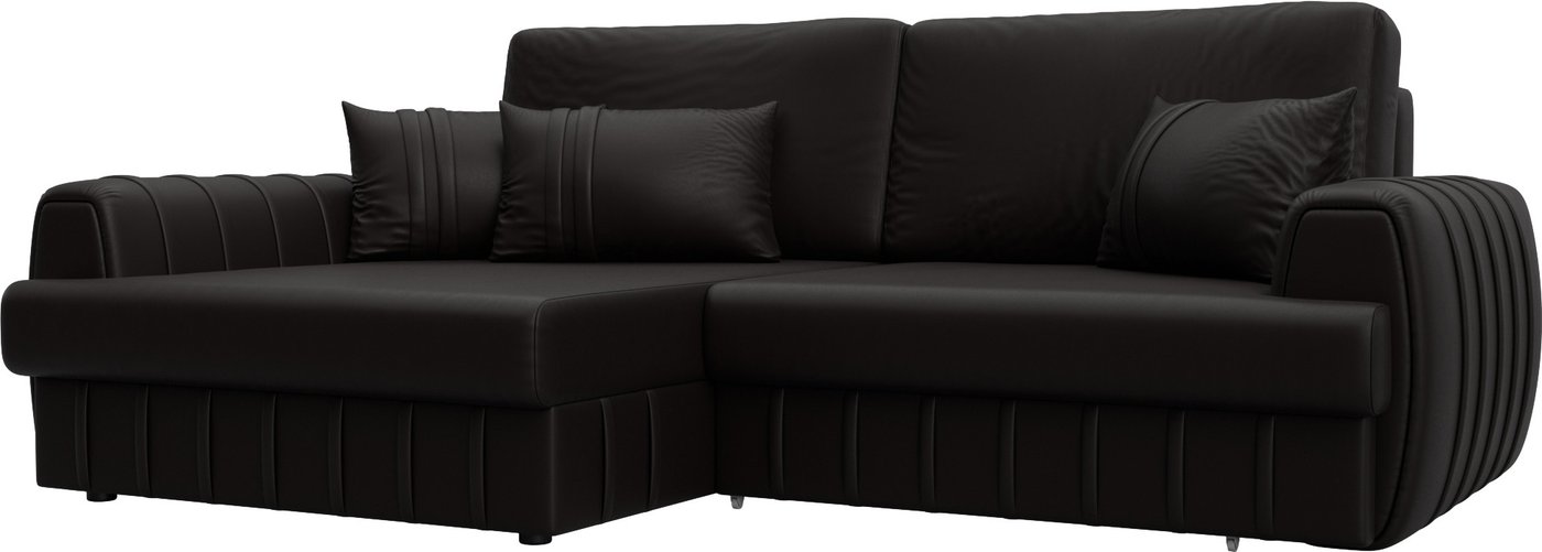 

Угловой диван Лига диванов Лига-057 НПБ левый 130033L (экокожа Grifon 12 коричневый)