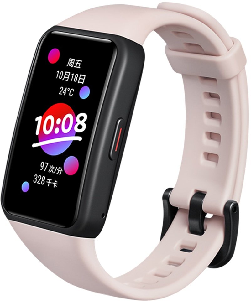 

Фитнес-браслет HONOR Band 6 (розовый, китайская версия)