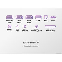 Телевизор Haier 65 Smart TV S7