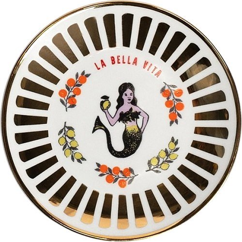 

Тарелка десертная Bitossi Un Buon Ricordo BEL20105 (русалка)