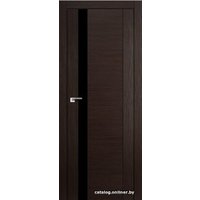 Межкомнатная дверь ProfilDoors 62Х 60x200 (венге мелинга/стекло черный лак)