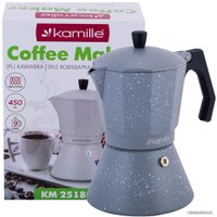 Гейзерная кофеварка Kamille KM 2518GR