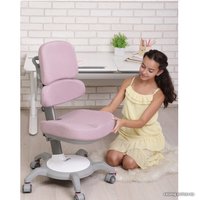 Детский ортопедический стул CooBee 142 с чехлом (розовый)